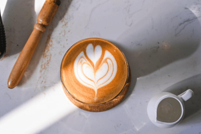 咖啡拉花-郁金香